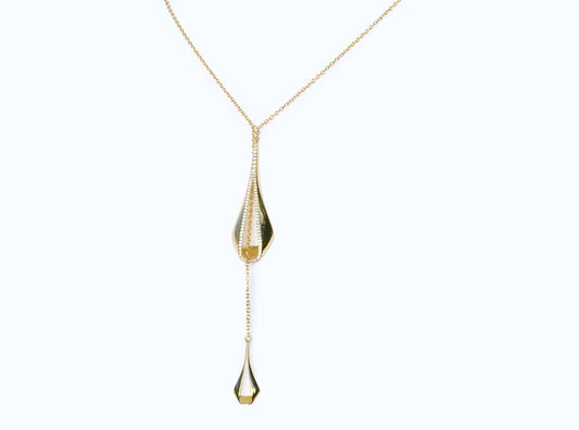 Damenkette mit imposantem Anhänger  in Sterlingsilber (925) voll mit Zirkon facettiert